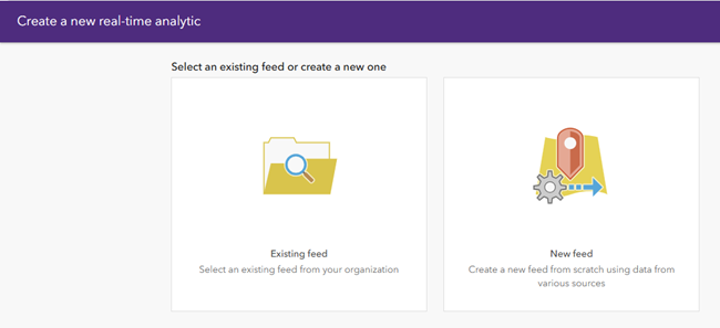Create a real-time analytic using an existing feed